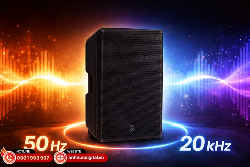 Yamaha CXR15 MKIII c&oacute; dải tần rộng từ 50 Hz đến 20 kHz