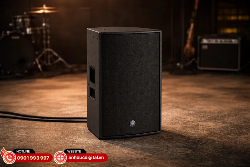 Yamaha DZR12 sử dụng ampli Class D hiện đại cho hiệu suất cao