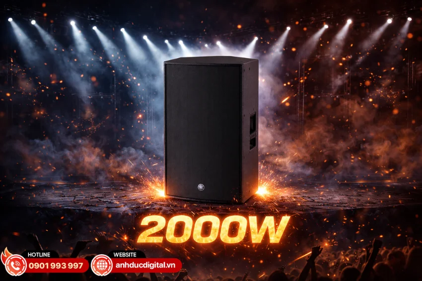 Yamaha DZR15 sở hữu công suất tối đa 2000W