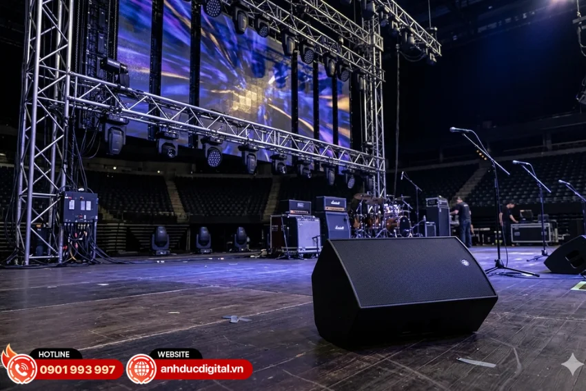 Yamaha DZR15 có dải tần rộng 34Hz – 20kHz