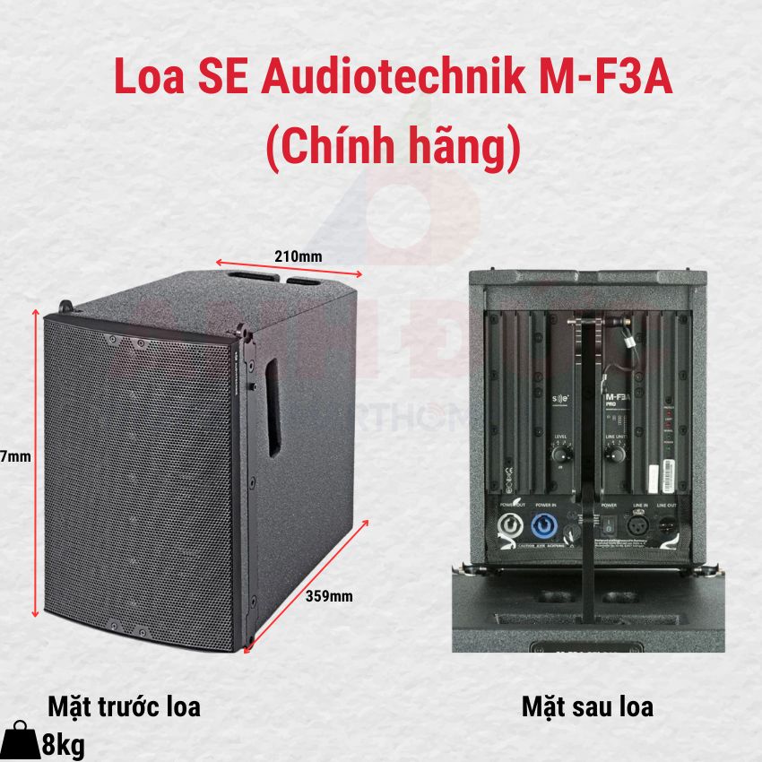 Thiết kế Loa SE Audiotechnik M-F3A