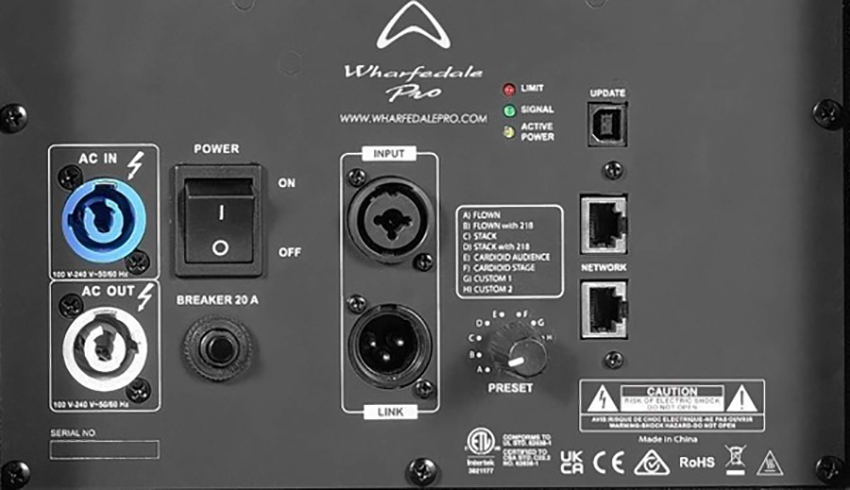 Loa Wharfedale WLA-28SUBA 11