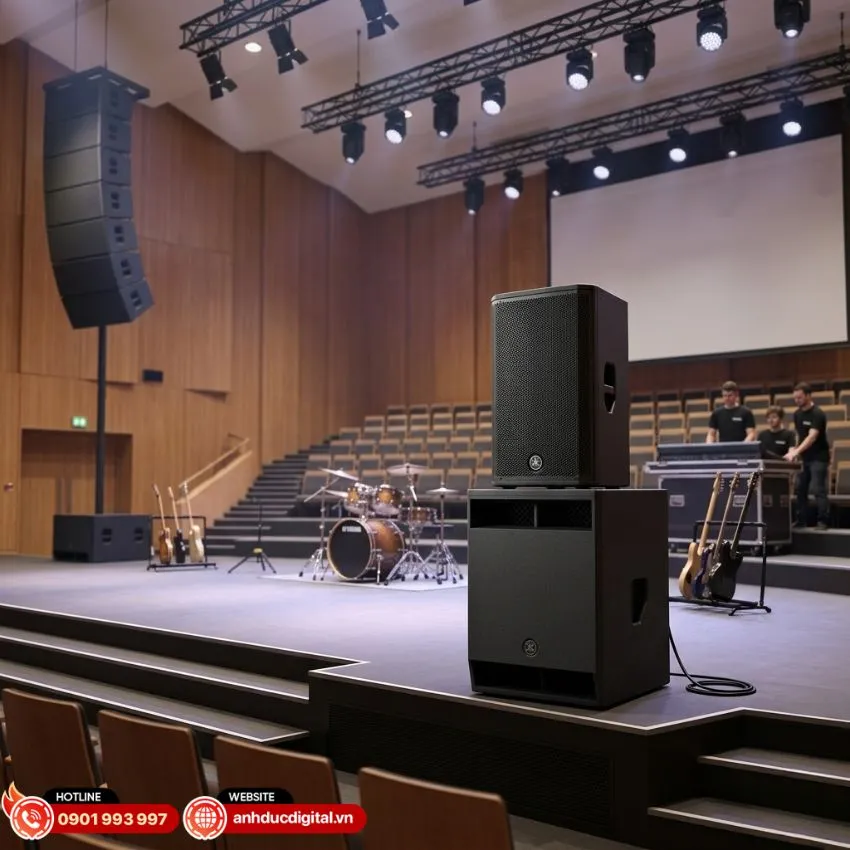 Cấu trúc thùng loa Band-pass tối ưu dải trầm Yamaha CXS12 MKIII