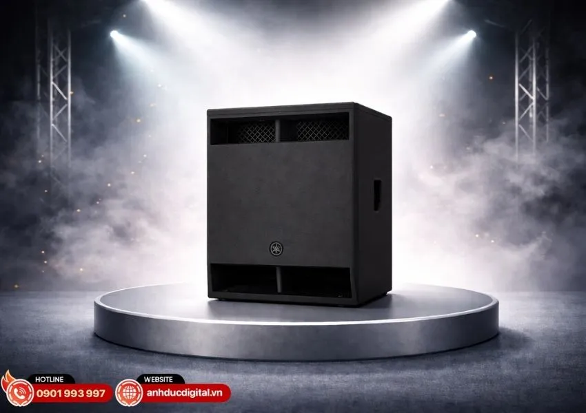 Vỏ gỗ Plywood sơn Polyurea bền bỉ của loa Yamaha CXS12 MKIII