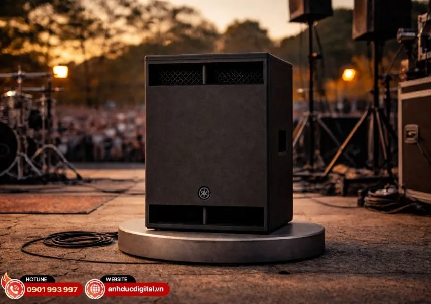 Loa siêu trầm thụ động Yamaha CXS12 MKIII thiết kế hiện đại