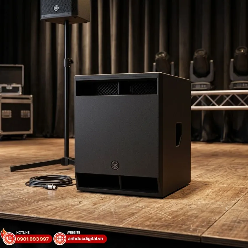 Thiết kế th&ugrave;ng loa Band-pass tối ưu của Yamaha DXS15 mk3