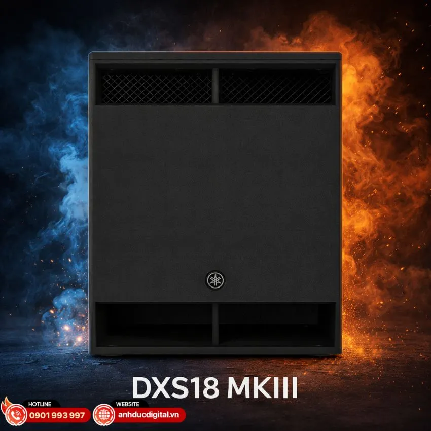 Loa subwoofer điện Yamaha DXS18 mk3 c&ocirc;ng suất 2500W mạnh mẽ