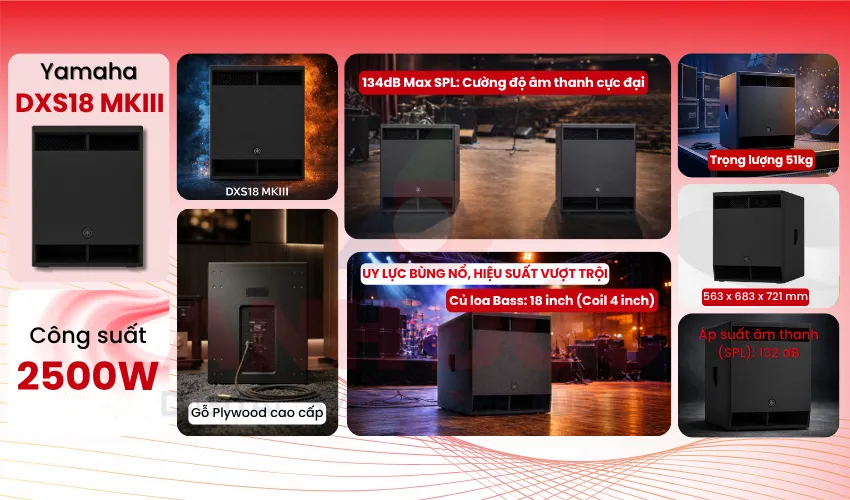 Yamaha DXS18 MKIII