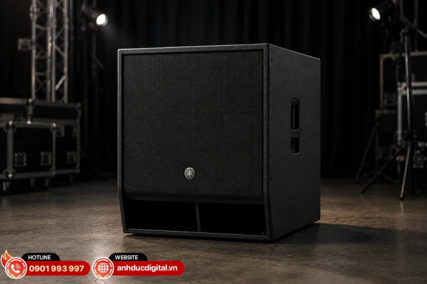 Yamaha DXS18XLF là loa sub chủ động được thiết kế để mang lại hiệu suất âm trầm mạnh mẽ