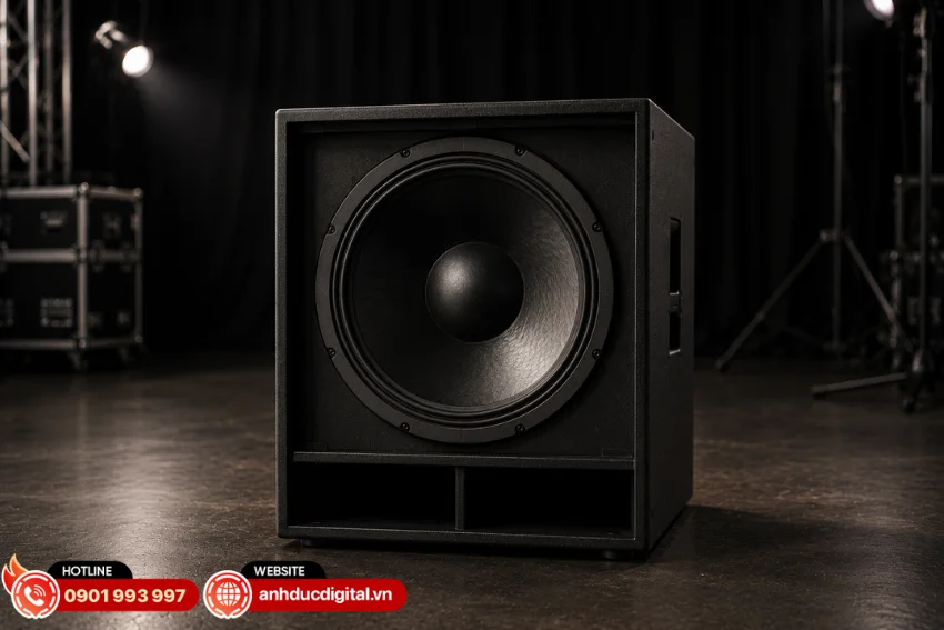 Yamaha DXS18XLF trang bị củ bass 18 inch (45.7 cm)