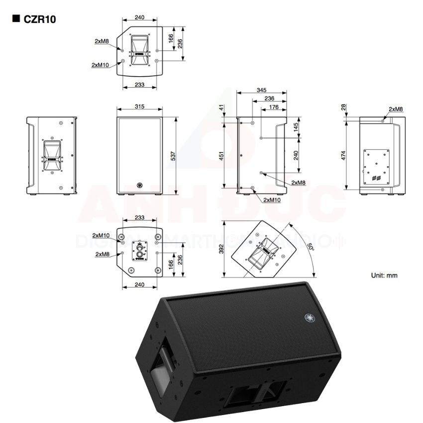 Loa Yamaha CZR10 - 4