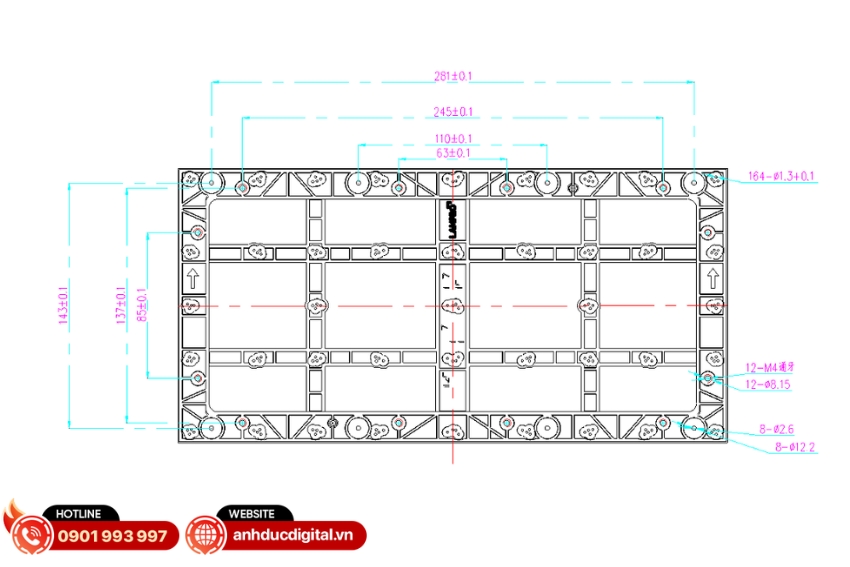 LC1.25P được trang bị tần số quét 3840Hz và có thể nâng cấp lên 7680Hz