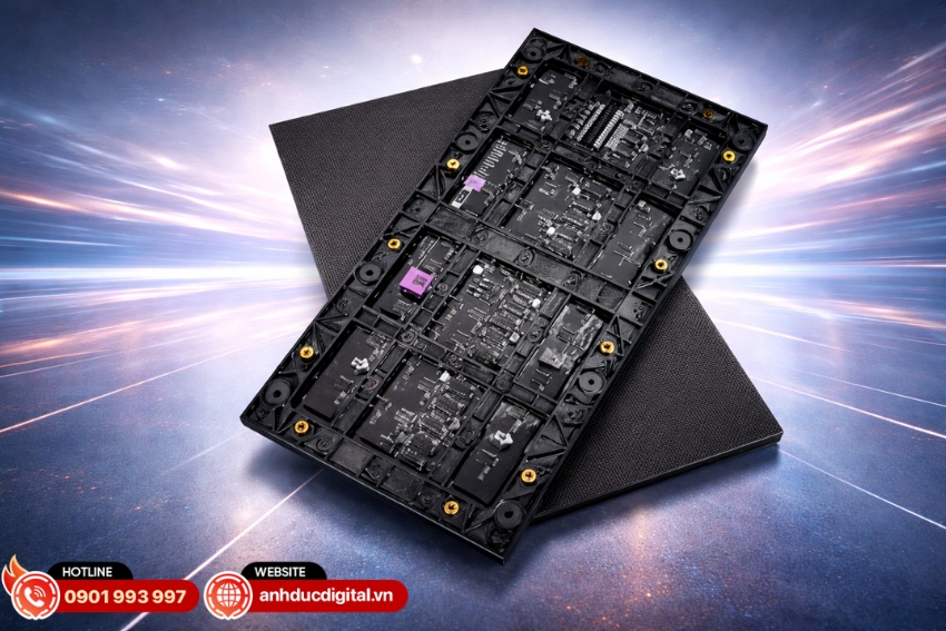 Module LC1.25P được thiết kế theo kích thước chuẩn 320×160mm