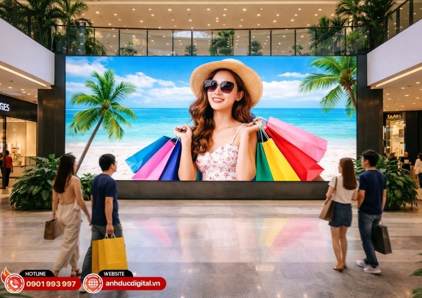 Lắp đặt m&agrave;n h&igrave;nh Lampro LC4P tại hội trường lớn