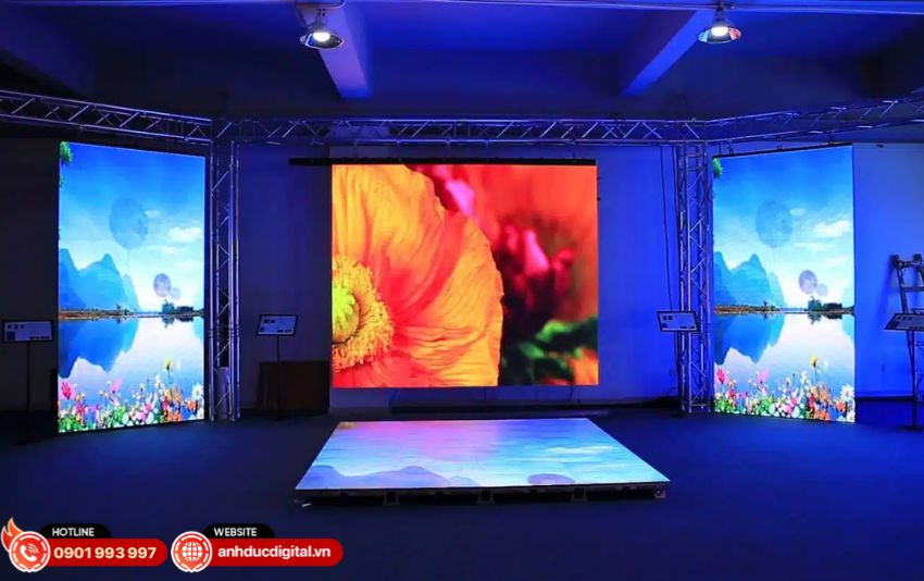 màn hình LED LAMPRO LC3P hiển thị trong nhà sắc nét