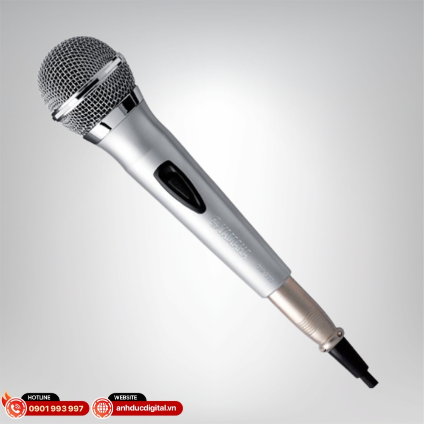 Micro Yamaha DM305 có thiết kế chắc chắn cầm thoải mái