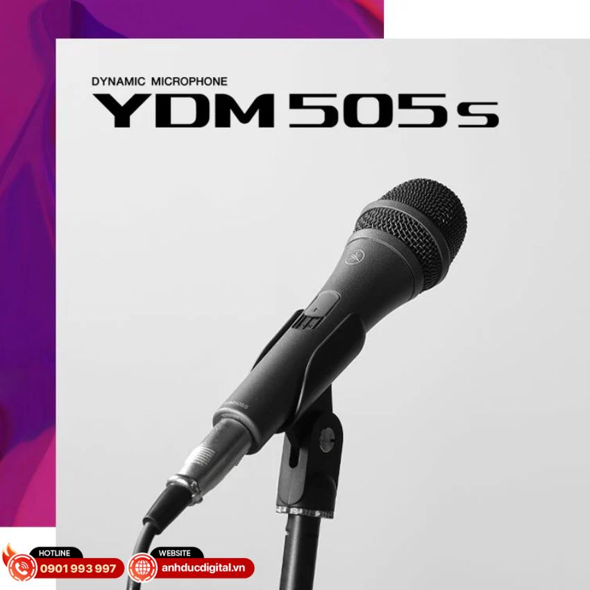 Micro Yamaha YDM505S có công nghệ cách nhiệt giảm tiếng ồn