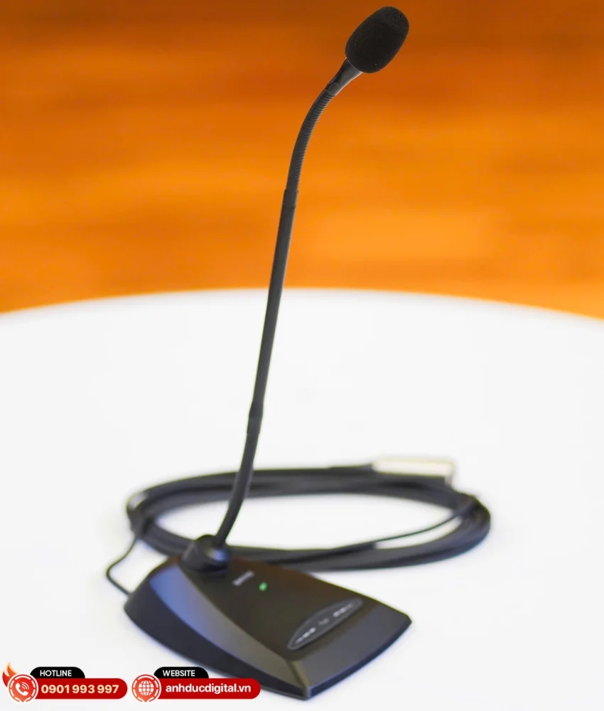 Shure MX412 sở hữu thiết kế micro cổ ngỗng đặc trưng với chiều dài 12 inch