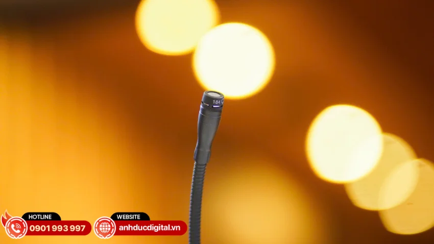 Shure MX412 có thể lựa chọn ba mô hình cực gồm cardioid, supercardioid và omnidirectional