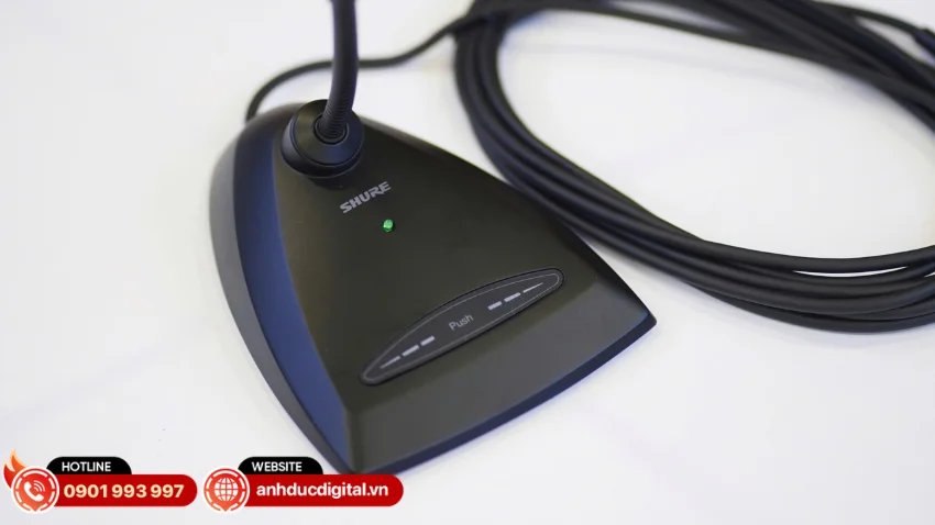 Shure MX412 tích hợp công tắc lập trình tiện dụng