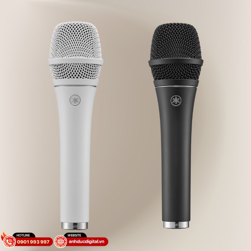 Micro Yamaha YDM707 thiết kế cao cấp, thoải mái khi cầm