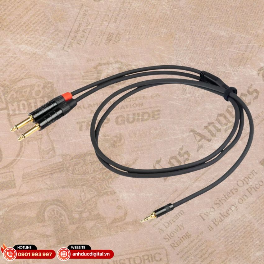 Dây Tín Hiệu 3.5mm Ra 2 Đầu 6 Ly Proel CHLP170LU15 3M