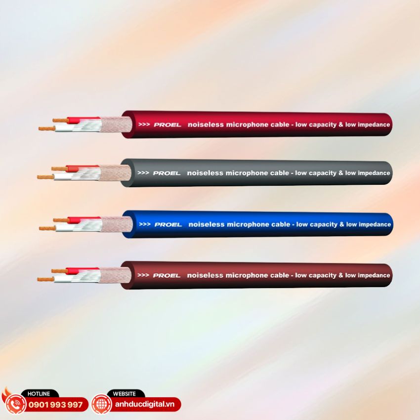 Dây Tín Hiệu PROEL HPC210BK 2 x 0,22 mm2