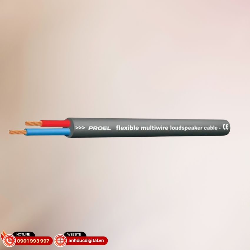 Dây loa PROEL HPC610BK 2 x 1.5mm