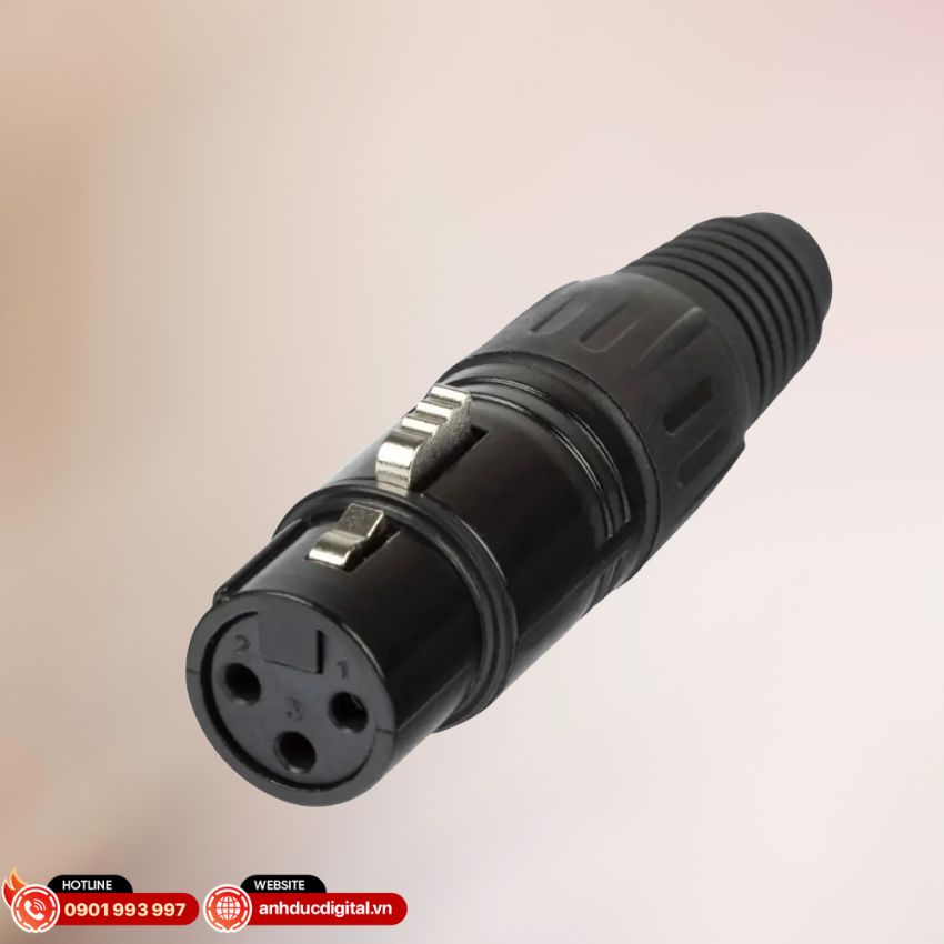 Đầu jack Canon cái Proel XLR3FVBK
