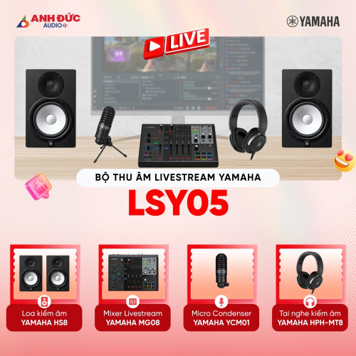 Bộ thu âm livestream Yamaha LSY05 | Black (Chính hãng)