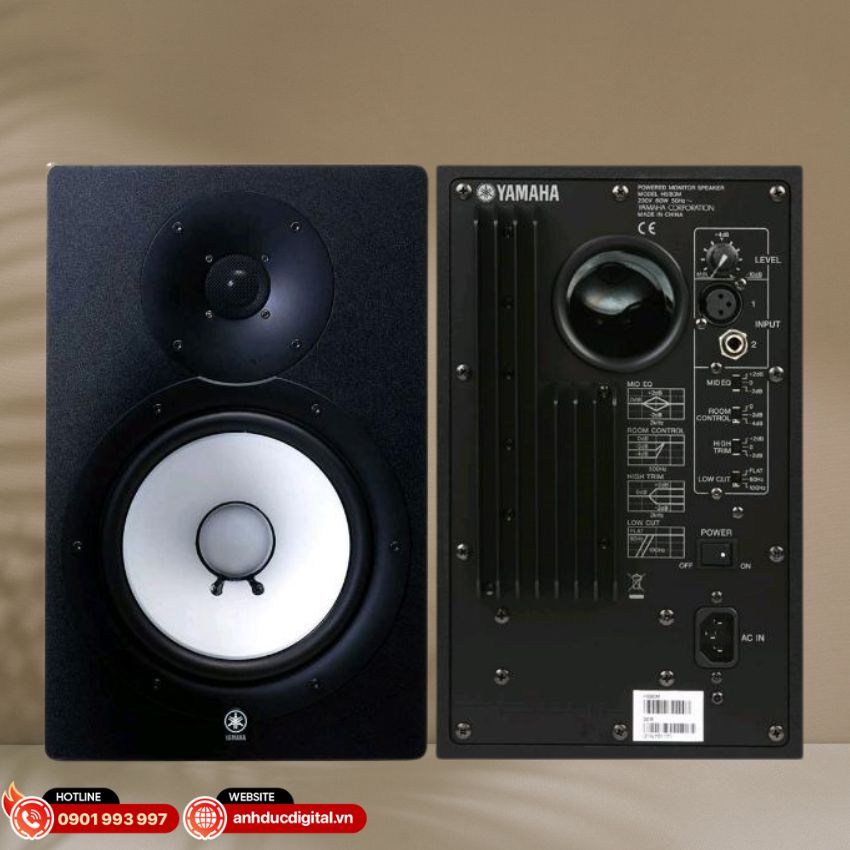 Loa kiểm âm HS8I hỗ trợ kết nối linh hoạt