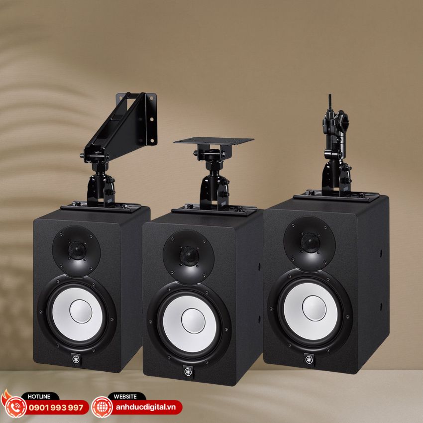 Loa Yamaha HS8I trang bị sẵn ngàm treo tường/treo trần
