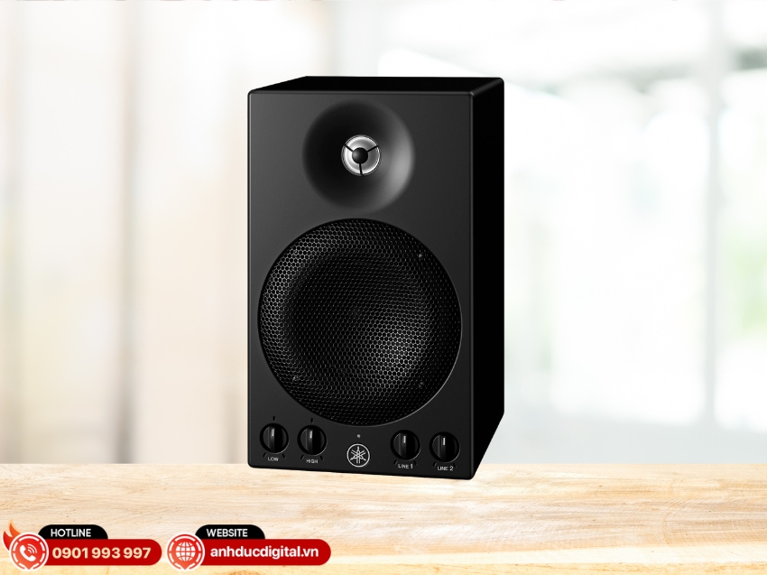 Yamaha MSP3A được trang bị loa trầm LF 4" (cone) và loa tép HF 0.8" (dome)
