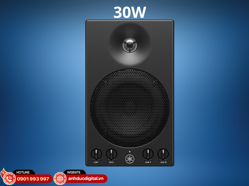 Yamaha MSP3A chỉ tiêu thụ mức điện năng 30W