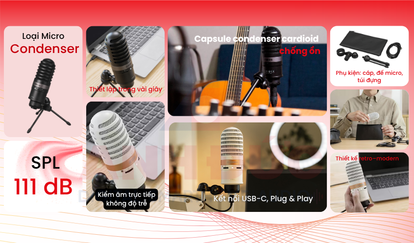 Micro Condenser Yamaha YCM01U chính hãng