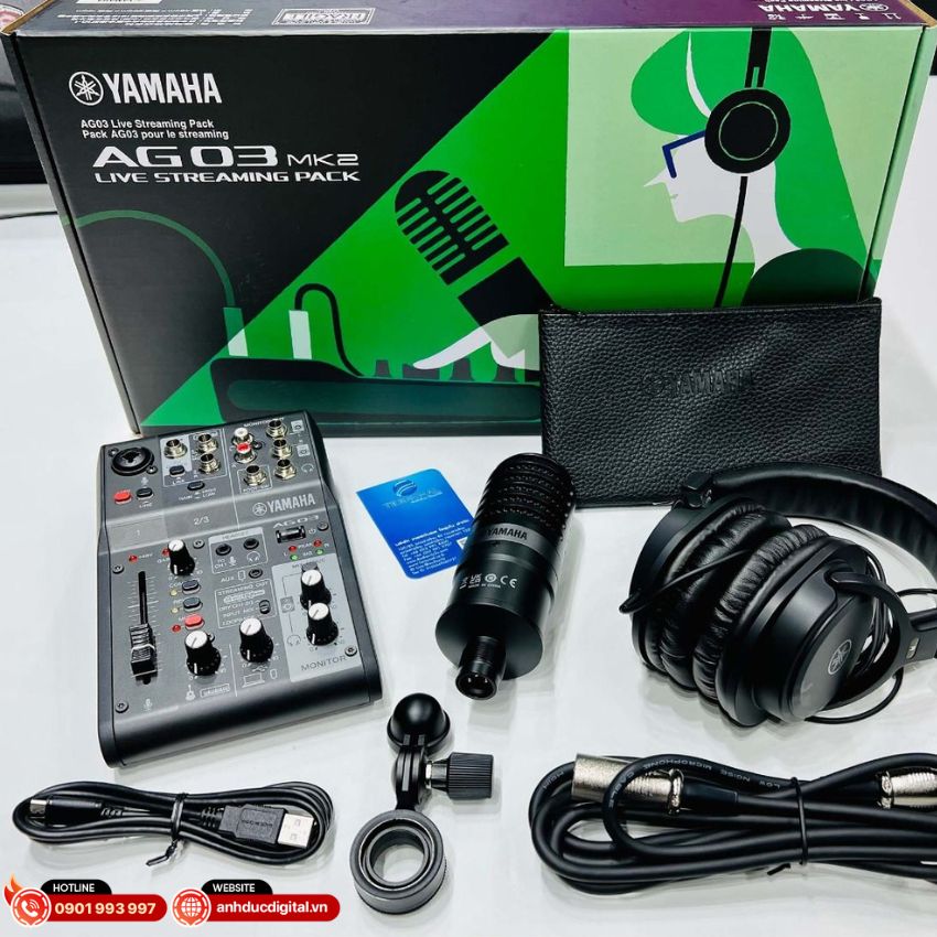Mixer Livestream Yamaha AG03MK2 - 10