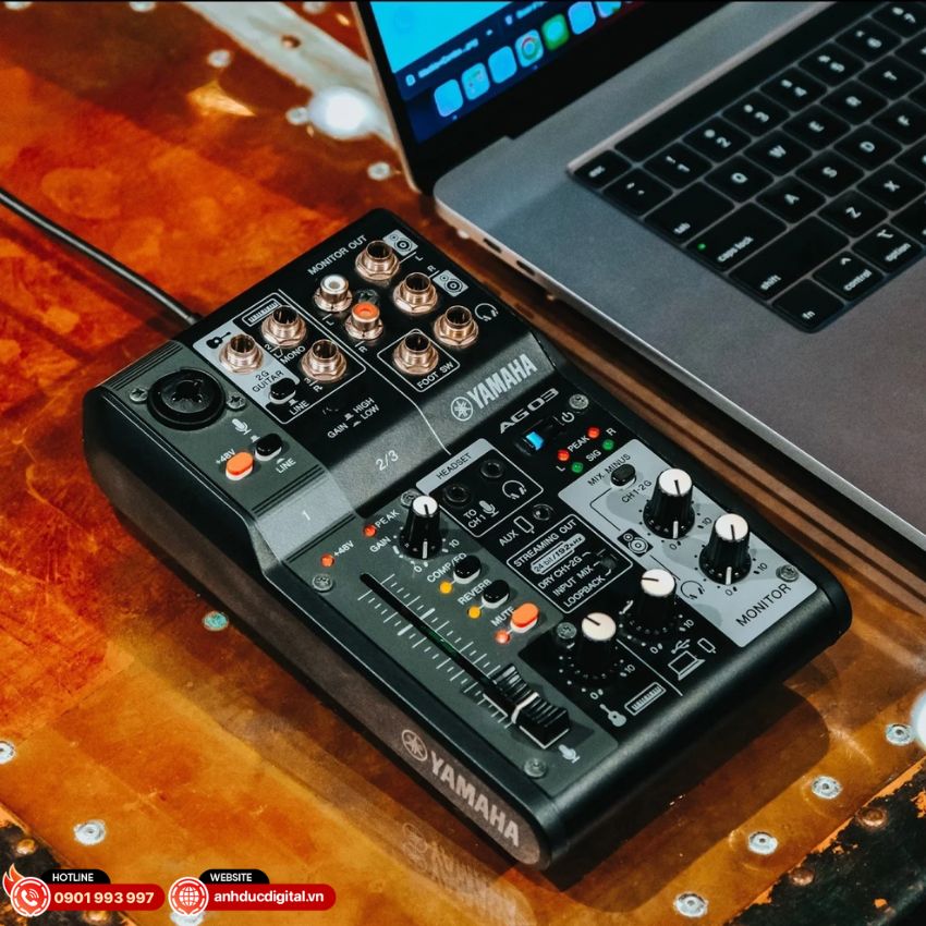 Mixer Livestream Yamaha AG03MK2 - 12
