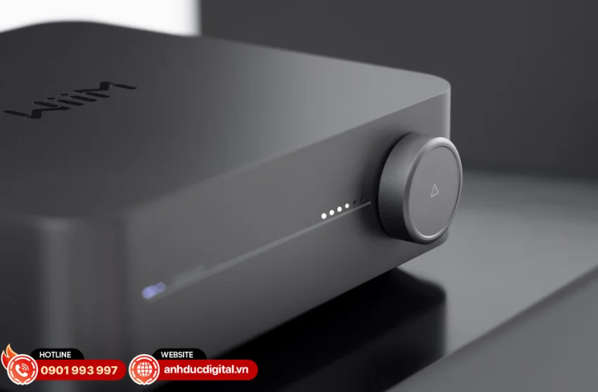 WiiM Amp được thiết kế để đ&oacute;ng vai tr&ograve; trung t&acirc;m của hệ thống &acirc;m thanh hiện đại