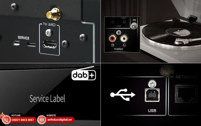 Amply Yamaha R-N1000A hỗ trợ HDMI ARC và MusicCast