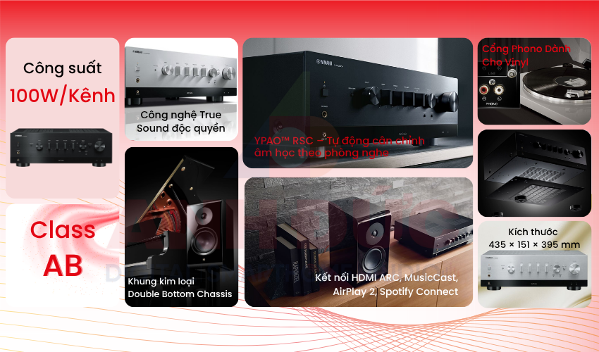 Amply Yamaha R-N1000A chính hãng
