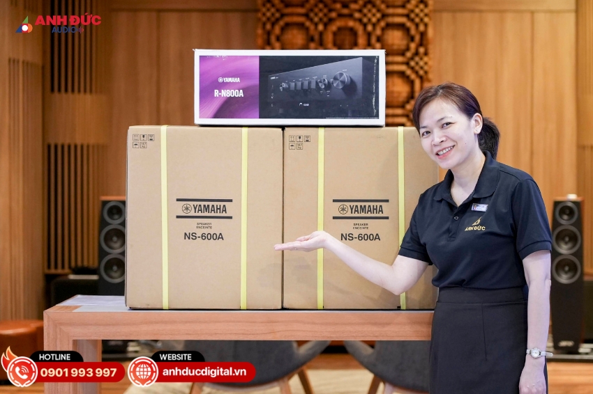 Mua amply Yamaha R-N800A chính hãng tại Anh Đức Digital