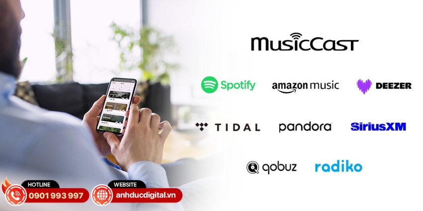 Yamaha R-N800A tích hợp MusicCast và nhiều dịch vụ streaming