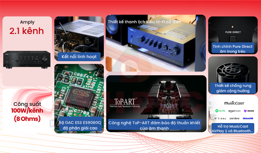 Amply Yamaha R-N800A