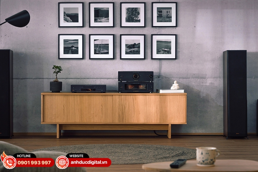 Tầng c&ocirc;ng suất của Onkyo M-80 được x&acirc;y dựng tr&ecirc;n cấu tr&uacute;c Inverted Darlington