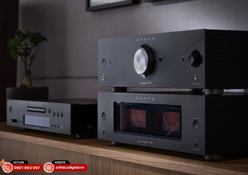 Thiết kế vỏ nh&ocirc;m v&agrave; kết cấu chống rung của Onkyo P80