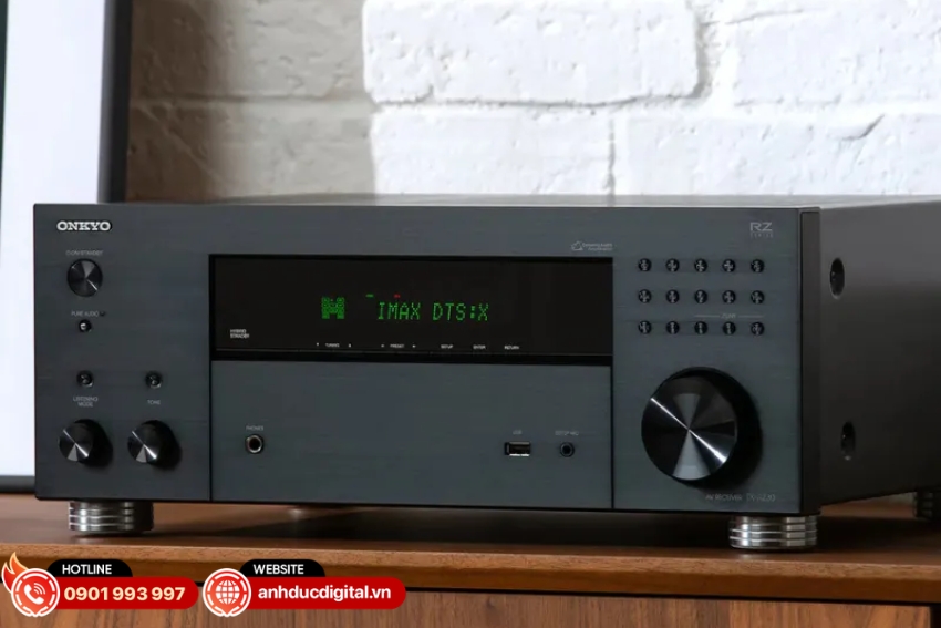 Onkyo TX-RZ30 c&oacute; khả năng t&aacute;i tạo dải tần rộng từ 5Hz đến 100kHz