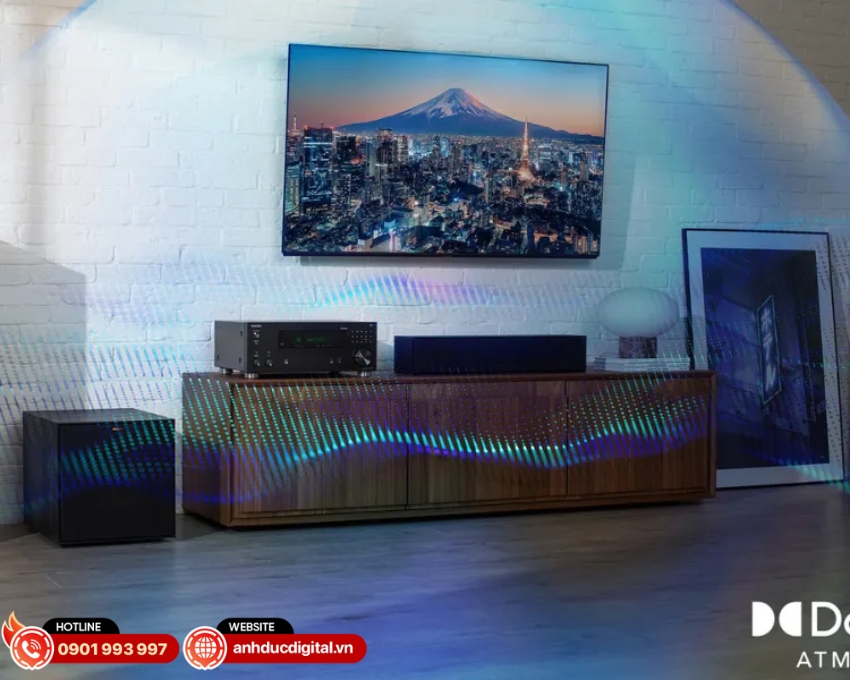 Onkyo TX-RZ30 hỗ trợ c&aacute;c chuẩn &acirc;m thanh v&ograve;m hiện đại như Dolby Atmos, DTS:X v&agrave; IMAX Enhanced
