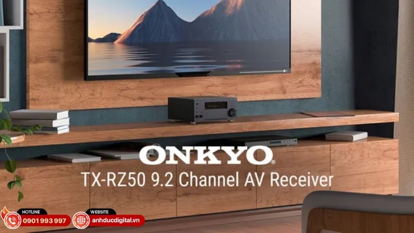 Điều khiển amply Onkyo bằng giọng n&oacute;i qua Alexa v&agrave; Google