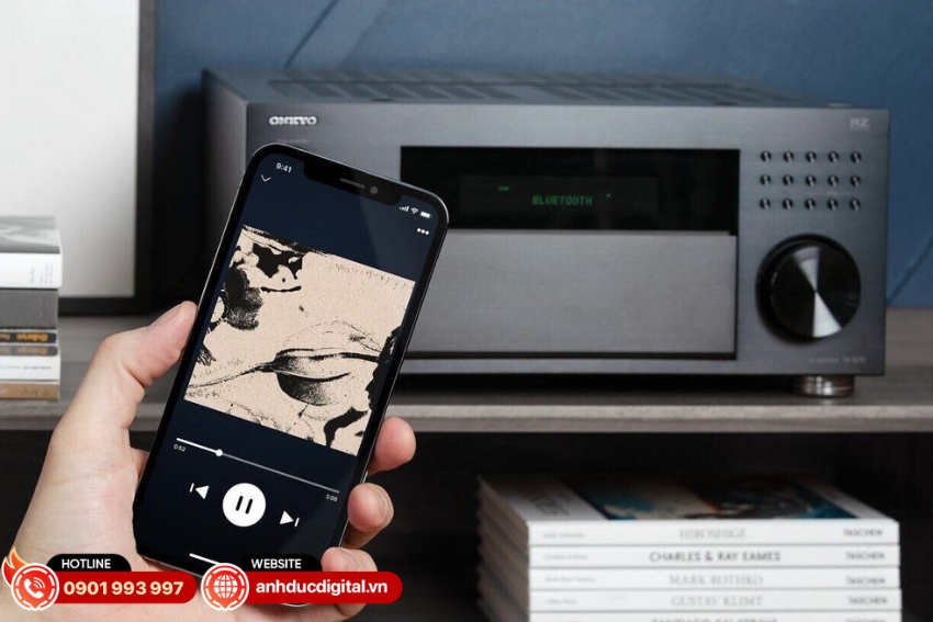 Onkyo TX-RZ70 hỗ trợ nhiều nền tảng ph&aacute;t nhạc trực tuyến phổ biến