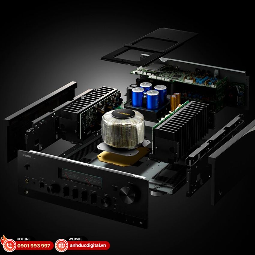 Bộ khuếch đại cân bằng giúp Amply Yamaha R-N2000A tái tạo âm thanh chuẩn xác
